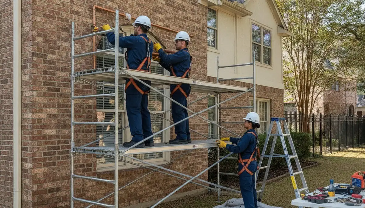 Houston TX emergency plumber providing plumbing repair services for local homeowners and businesses
