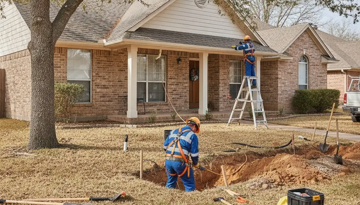Houston, TX plumbing repair team providing emergency pipe and leak service for local homes and businesses