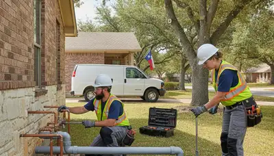 Emergency plumbing repair service in Houston, TX for residential and commercial leaks and clogs