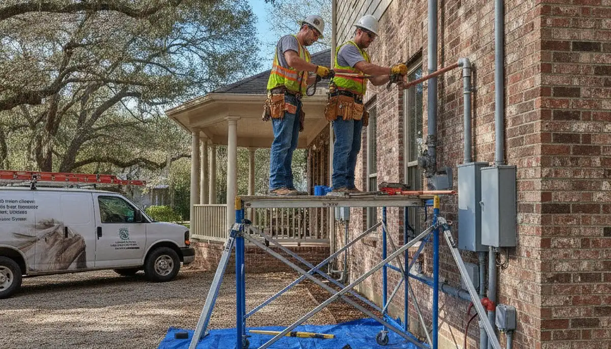 Houston TX emergency plumbing repair service for residential and commercial leaks, clogs, and pipe issues