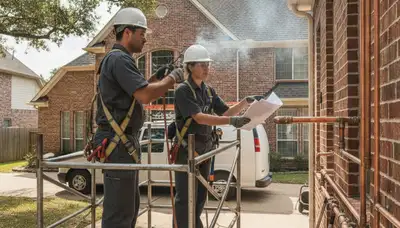 Houston, TX plumbing repair team providing emergency leak and pipe repair services