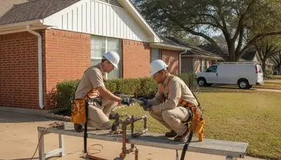 Emergency plumber in Houston, TX providing fast plumbing repair service