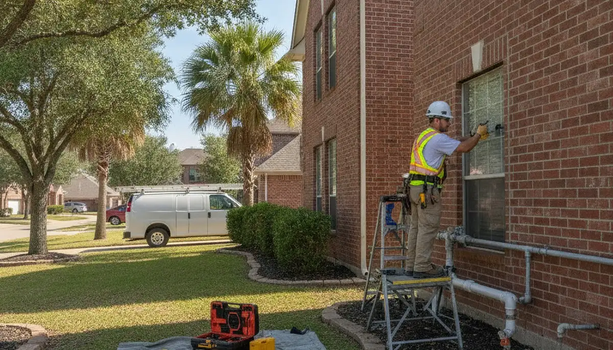 Houston, TX plumbing repair team providing emergency leak and pipe repair services