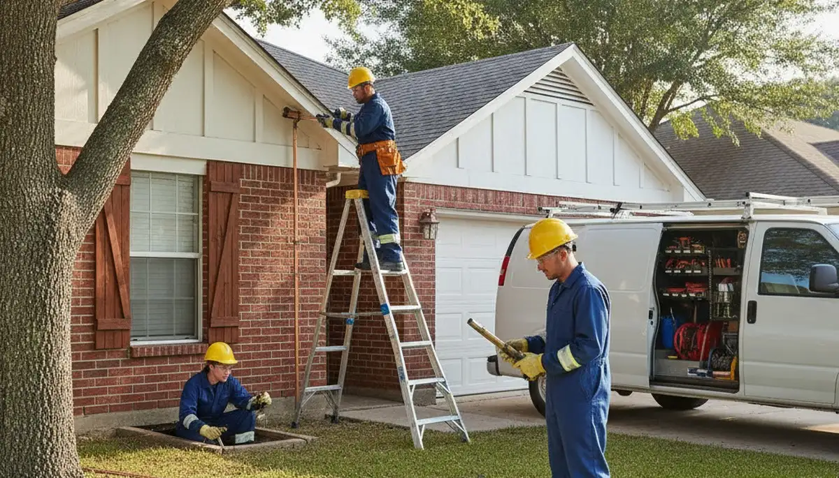Houston, TX plumbing repair service for emergency leak fixes and pipe repairs