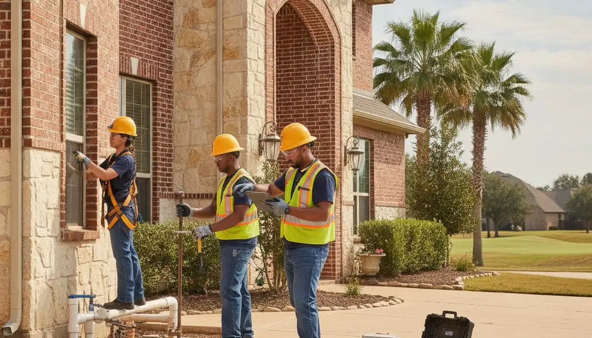 Houston TX emergency plumbing repair service truck for residential and commercial callouts