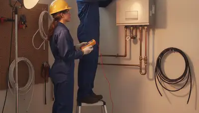 Tankless water heater service in Houston, TX by emergency plumbers