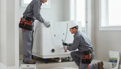 Houston plumbers installing walk-in tubs for safer bathing in local homes